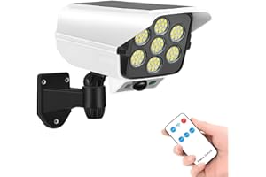 Yazmlin Solar Lights Outdoor,3600mAh Motion Sensor Solar Light with Remote Control,2000LM Bright Light,3 Lighting Modes,120°L