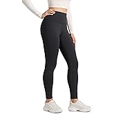 CRZ YOGA Matte Thermal Fleece Lined Leggings 28'' - Casual Lounge Workout Womens Yoga Full Length Pants Winter Warm