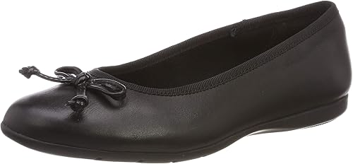 clarks black ballet flats