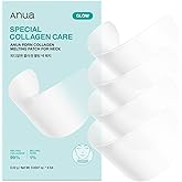 Anua PDRN Collagen Melting Patch for Neck, Instant Lifting and Firming Thin Film Patch for Neck Fine Lines, Salmon DNA, Korean Skincare, 0.02g x 4EA
