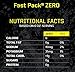 Sqwincher Zero Fast Pack Sugar Free Liquid Concentrate Electrolyte Replacement Beverage Mix, Orange 015500-OR (4 Boxes of 50)
