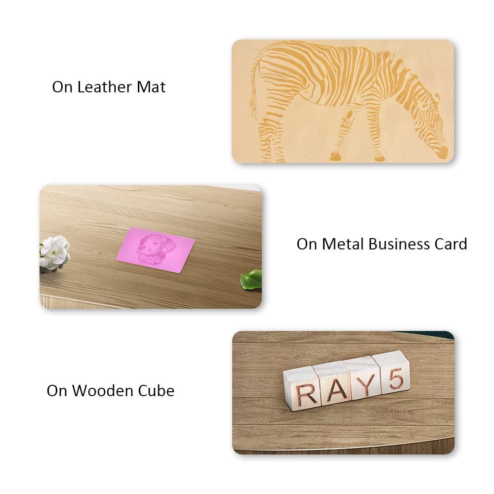 LGT Longer RAY5 10000mW Laser Engraver, Laser Class II & 77pcs Longer Laser Engraving Material Kit