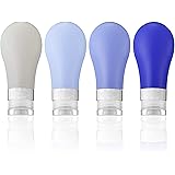 Travel Bottles TSA Approved Containers, AMMAX 3oz Leak Proof Travel Accessories Toiletries,Travel Shampoo And Conditioner Bot