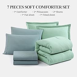 WRENSONGE Spa Full Size Comforter, 7 Pieces Soft