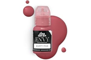 Tina Davies Professional Envy & Lust Lip Pigments - Permanent Lip Makeup - Colors Heal True to Tone - High Retention - Envy D
