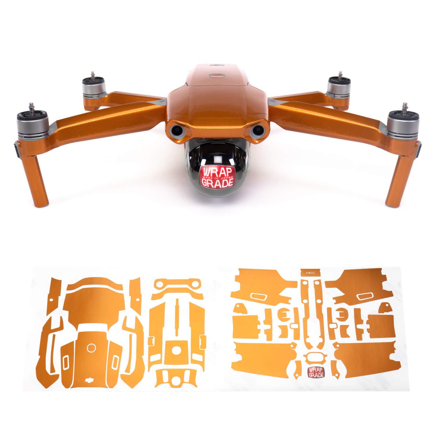 Wrapgrade Main Unit Skin Compatible with DJI Mavic Air 2 (BUTTERFLY COPPER)