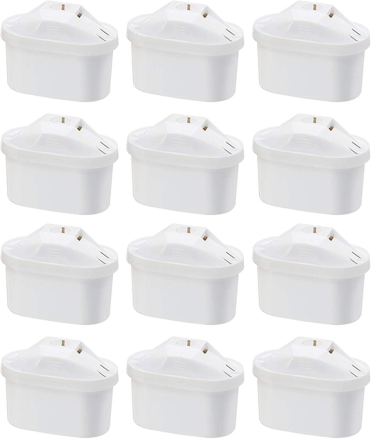 AmazonBasics Wasserfilterkartuschen – 12er Pack - Fits BRITA Maxtra Jugs (not Maxtra+)
