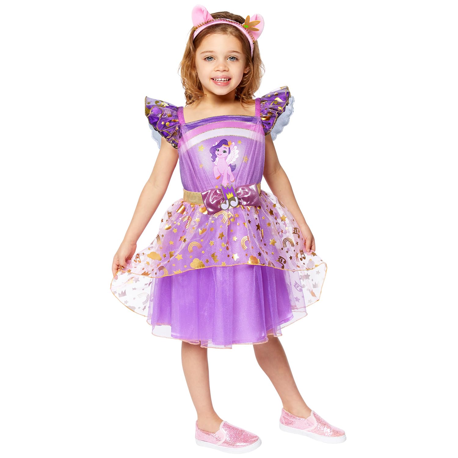 Amscan 9918489 - Girls My Little Pony Pipp Petals Fancy Dress Costume Age: 6-8 Yrs