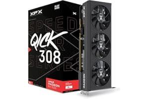 XFX Speedster QICK308 Radeon RX 7600 Black Gaming Graphics Card with 8GB GDDR6 HDMI 3xDP, AMD RDNA 3 RX-76PQICKBY