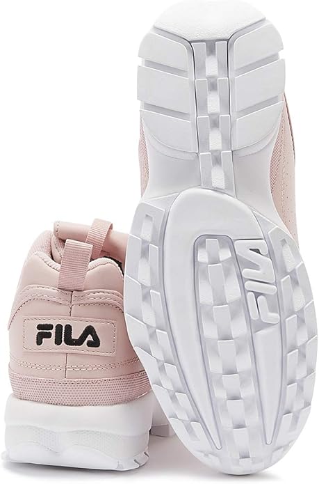 fila disruptor embroidery pink