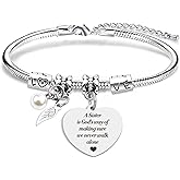 Aelciyue Sister Gifts for Women - Christmas Birthday Mothers Day Valentines Day Gifts for Sisters Adult Bestie Friend Unbiological Sister Gift from Sisters Link Bracelet for Women