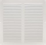 Amig Square Aluminium Grille 300x300mm White Vents for Ceiling view 1