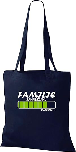 Shirtinstyle Bolso de Tela Bolsa de Algodón Familia Cargando 2019