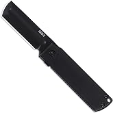 CRKT MinimalX EDC Folding Knife with Frame Lock, Black, 5915K | 2.19" Razor Blade, 12C27 Steel for Edge Retention, Smooth IKBS Pivot, Stainless Steel Handle, Pocket Clip for Secure Carry