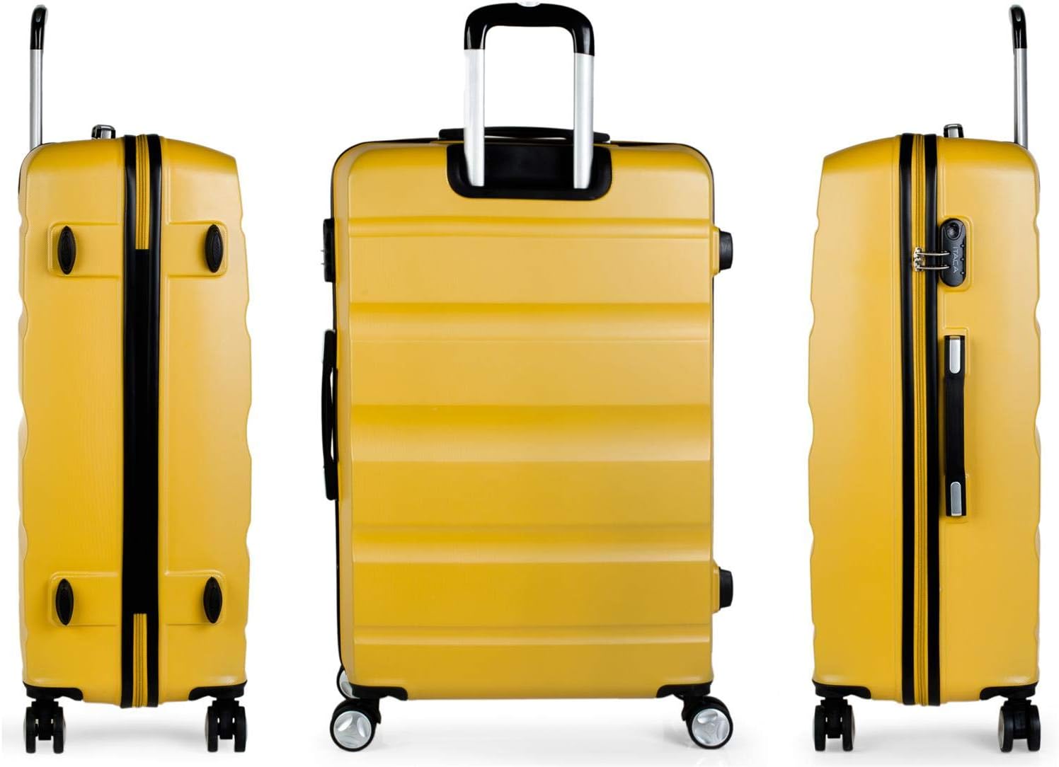 Itaca Elba Suitcase 71 Centimeters 92 Yellow (Mostaza) - Image 3