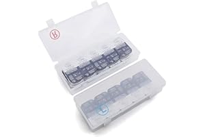 LYKKEKOI 2 Pack Contact Lens Organizer Case,Each Hold 20 PCS, Total Hold 40 PCS, Portable Storage Case for Disposable Daily Contact Lenses, Storage Case with Labeled R&L for All Brand Cosmetic Contact Lens