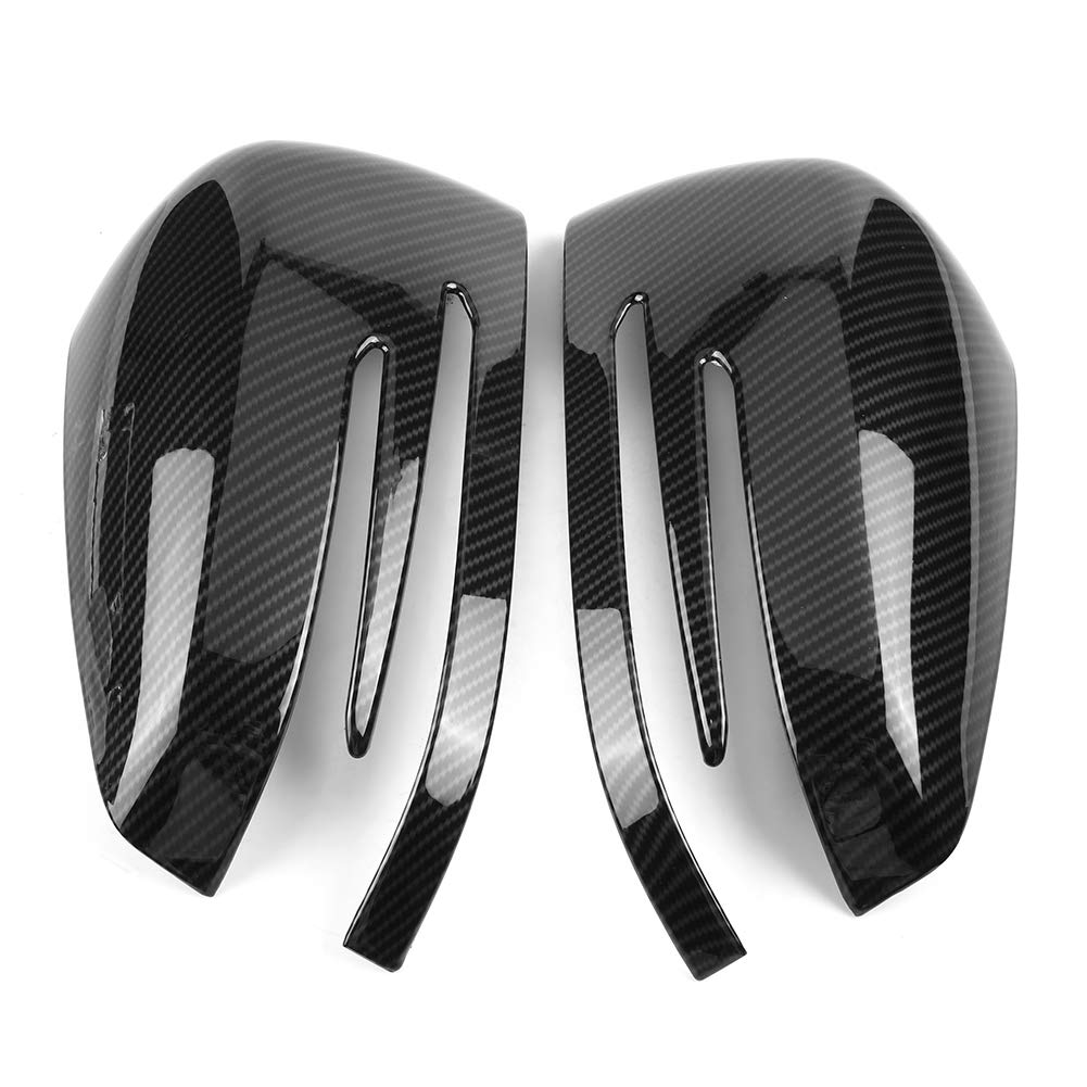 Carbon Fiber Side Rearview Mirror Cap Cover Trim for Mercedes-Benz A B C E S GLA GLK Class W176 W246 W204 W212 W221 C117 X204 X156