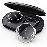 BEVCEFCC Wireless Bluetooth 5.4 Over-Ear Headphones with Ear Hook, Dual Device Simultaneous Connection, Clip-On Ear Design, Lightweight Earbuds for Sports/Running/Gym