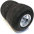 The ROP Shop | (Pack of 2) Tubeless Slick Tire 11x6.00-5 with Aluminum Rim for Drift Trike Bike