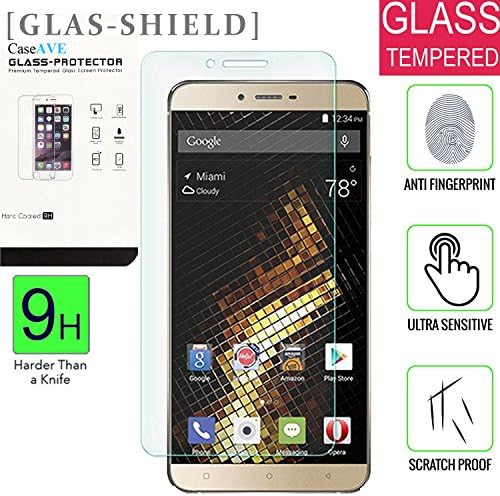 BLU VIVO 5R [Tempered Glass] [9H] HD Clear Clarity and Touchscreen .03mm Tempered Glass Protector [GLAS SHIELD]