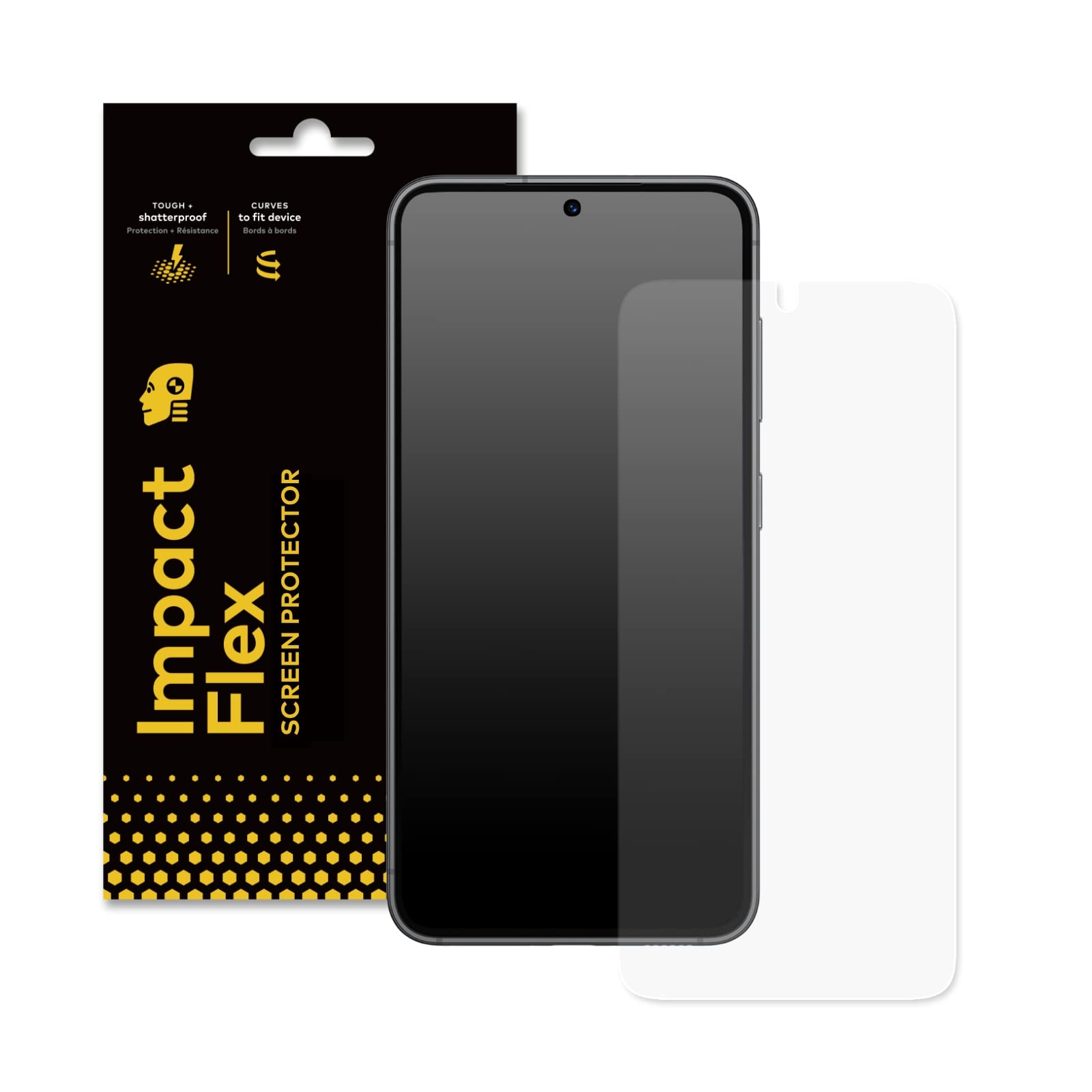RHINOSHIELD Screen Protector compatible with [Galaxy S23] | Impact Protection - High Strength Impact Damping/Dispersion Technology - Clear and Scratch Screen Protection