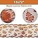 TURNMEON Fall Table Runner Thanksgiving Decorations, Maple Leaf Table Runner Fall Harvest Decorations Perfect for Fall Thanksgiving Dinner Party Restaurant（13x 72 inch）