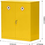 The Workplace Depot Hazardous Storage Cabinet – Lockable Doors 30L Sump view 8