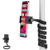 Mippko Portable Flexible Cell Phone Holder Stand for Treadmill/Stroller/Elliptical/Car/Bike/Shopping Cart,Compatible with 3.5~7.5" iPhone/Smartphone, 27.5 inch/70cm Long Arm for Cellphone