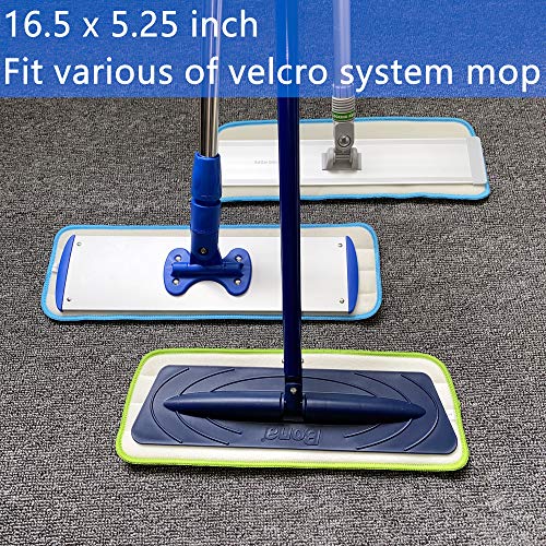 Flammi 6 Pack Microfiber Spray Mop Replacement Heads for Wet Dry Mops