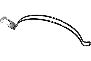 AIMCO Hang-IT Multi-Purpose Add-on Arm for Shepherds Hook | Heavy Duty Bracket Customizes & Doubles Hanging Space | Indoor Outdoor Garden Hanger | USA Made - Black