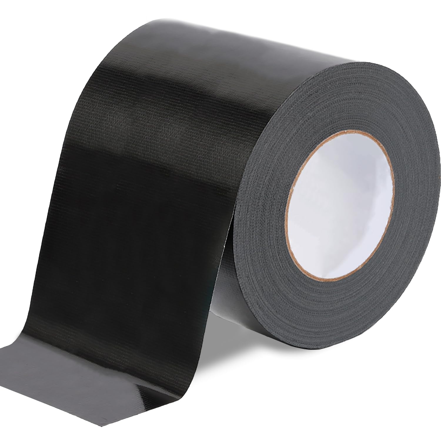 Rusoz Black Gaffer Tape Heavy Duty, Duct Tape Waterproof Repair Tape 75mm x 20m Stop Fraying Super Sticky Gaffa Tape for Sealing, Bundling,Strapping, Patching & Packaging
