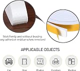 GUKOY Draught Excluder Self Adhesive Foam Tape 12mm x 12mm 4M White 2 Rolls view 3
