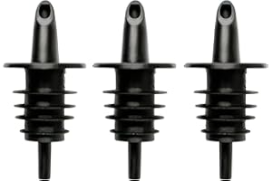 Hawaiian Shaved Ice Syrup Precise Control Bottle Pourers - Professional Pour Spouts for Snow Cone & Drink Flavors (3-Pack)