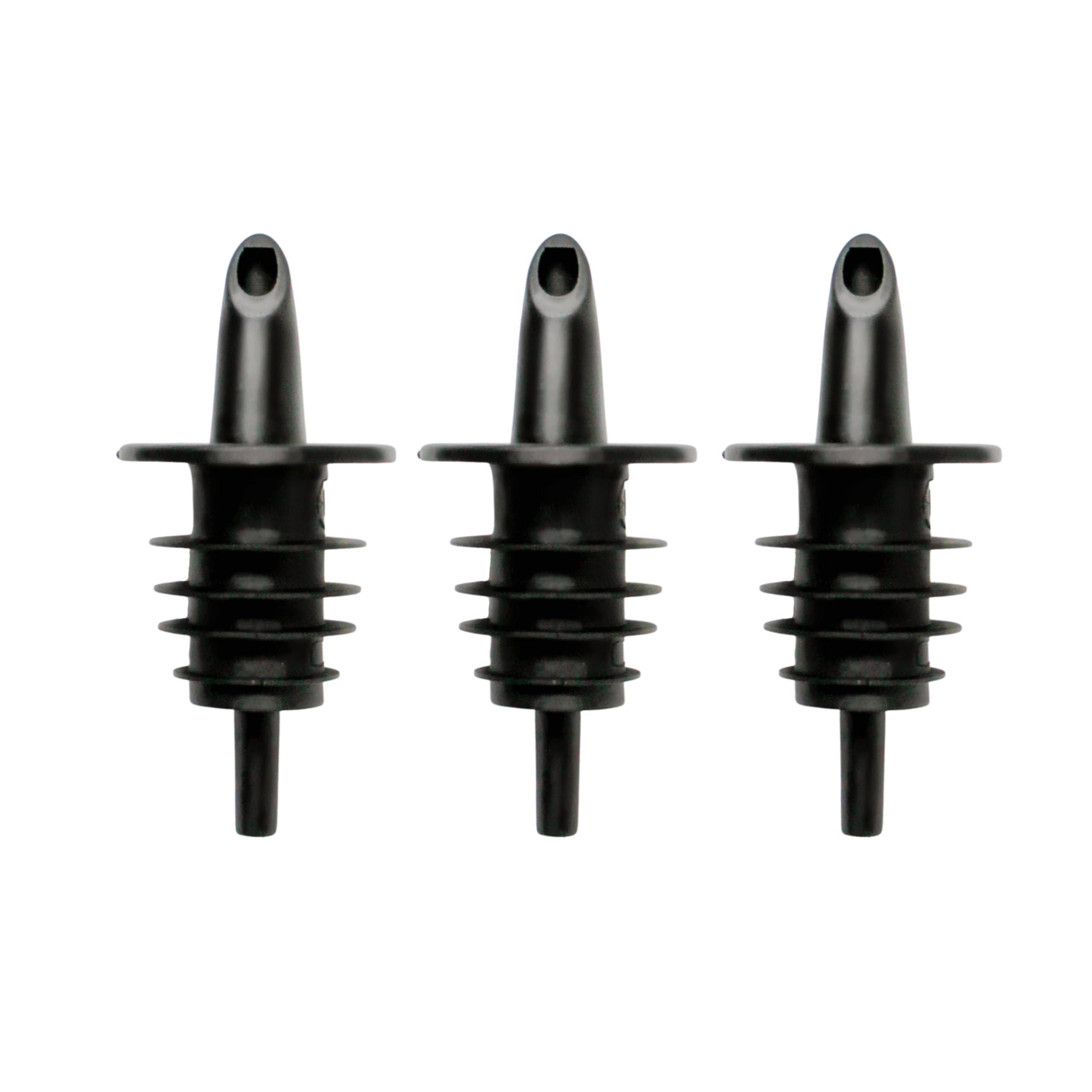 Photo 1 of Hawaiian Shaved Ice Syrup Precise Control Bottle Pourers - Professional Pour Spouts for Snow Cone & Drink Flavors (3-Pack)