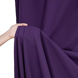 Purple Backdrop Curtains: 6 Panels 5ft x 10ft