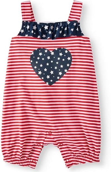 heart romper baby