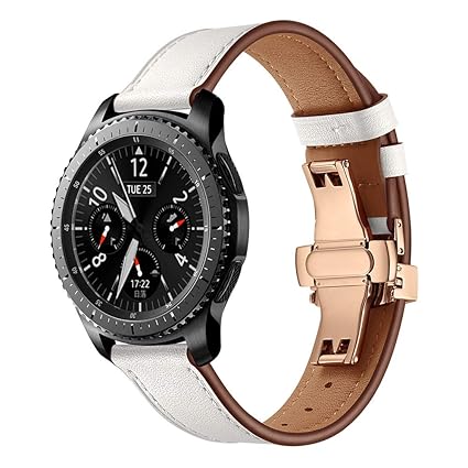 TopTen - Correa de Repuesto de Piel auténtica para Reloj Samsung ...