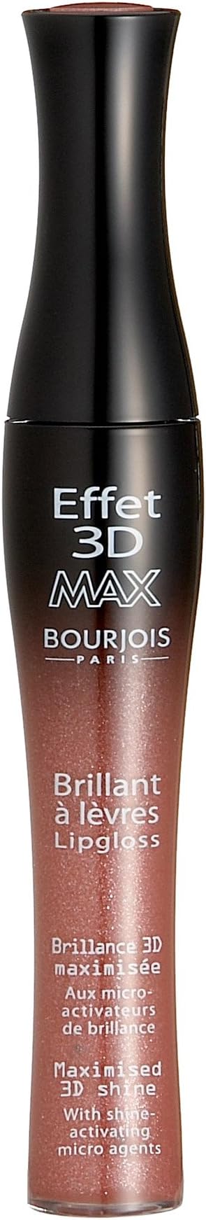 Bourjois Effet 3D Max Lip Gloss 68 Brun Etincelant - High Shine Volumising Lip
