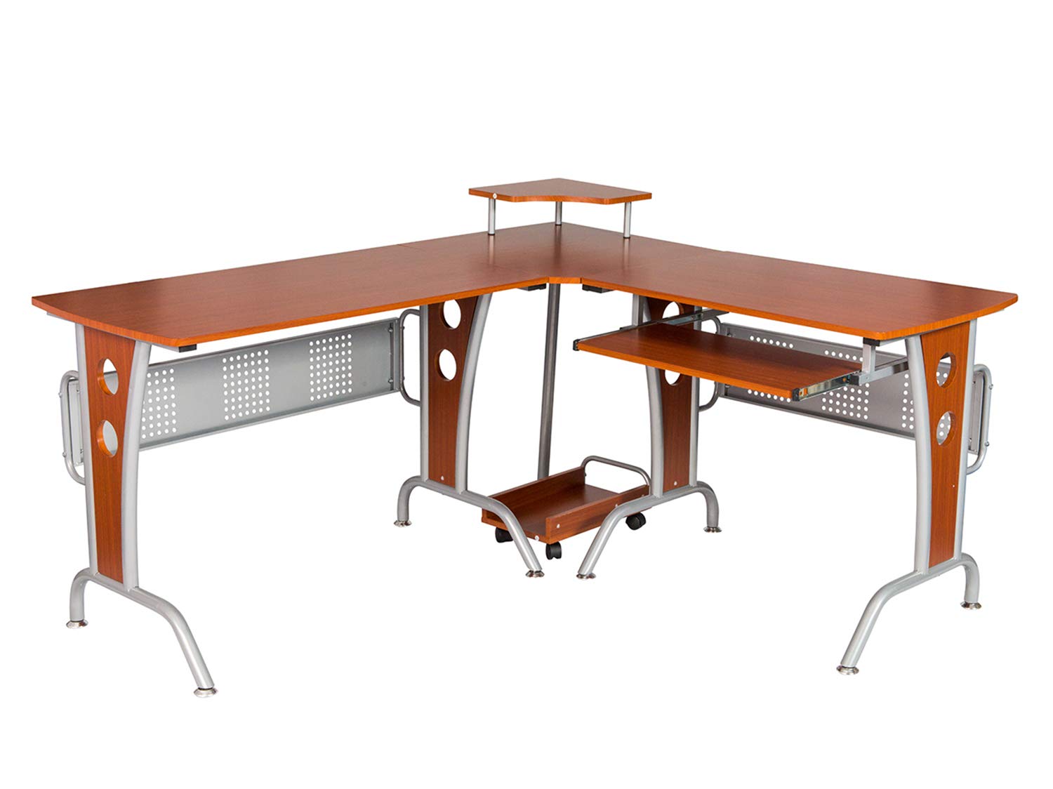 BuyHive LShaped Corner Computer Office Desk Laptop Study Home Work Table on Galleon Philippines