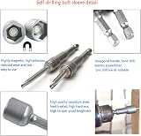 Lemiyoo 113 Pcs M4.8 Self-Drilling Screws Set 410 Stainless Hex Head Assortment view 4