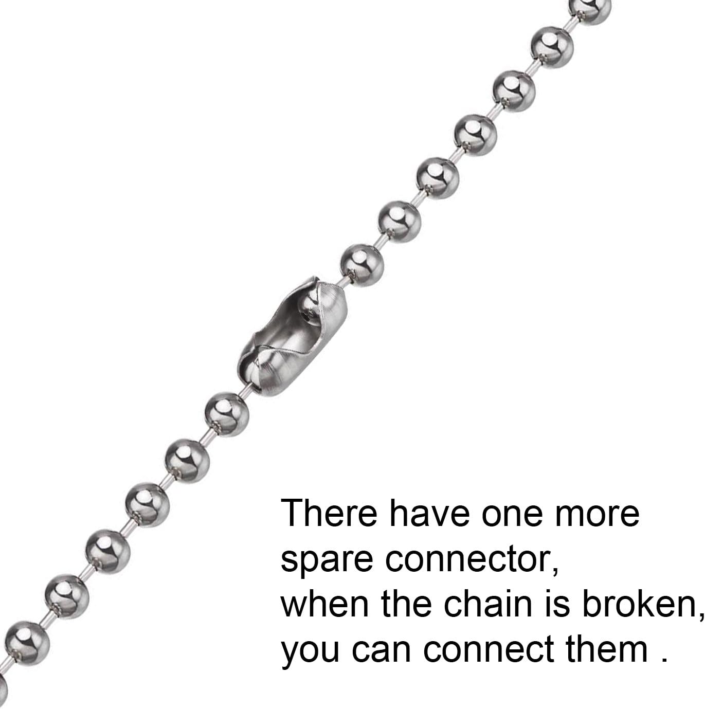Hestya 2 Sets Clear Crystal Pull Chain Extension with Connector for Ceiling Light Fan Chain, 1 Meter Length Each (Style A) - - 