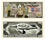 Limited Edition Star Trek 50th Fifty Year Anniversary Collectible Bill in Currency Holder