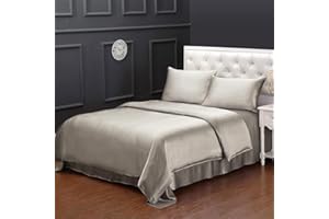 LILYSILK Silk Queen Duvet Cover 19 Momme Soft Breathable Quilt Cover Mulberry Silk Comforter Covers Silvergray