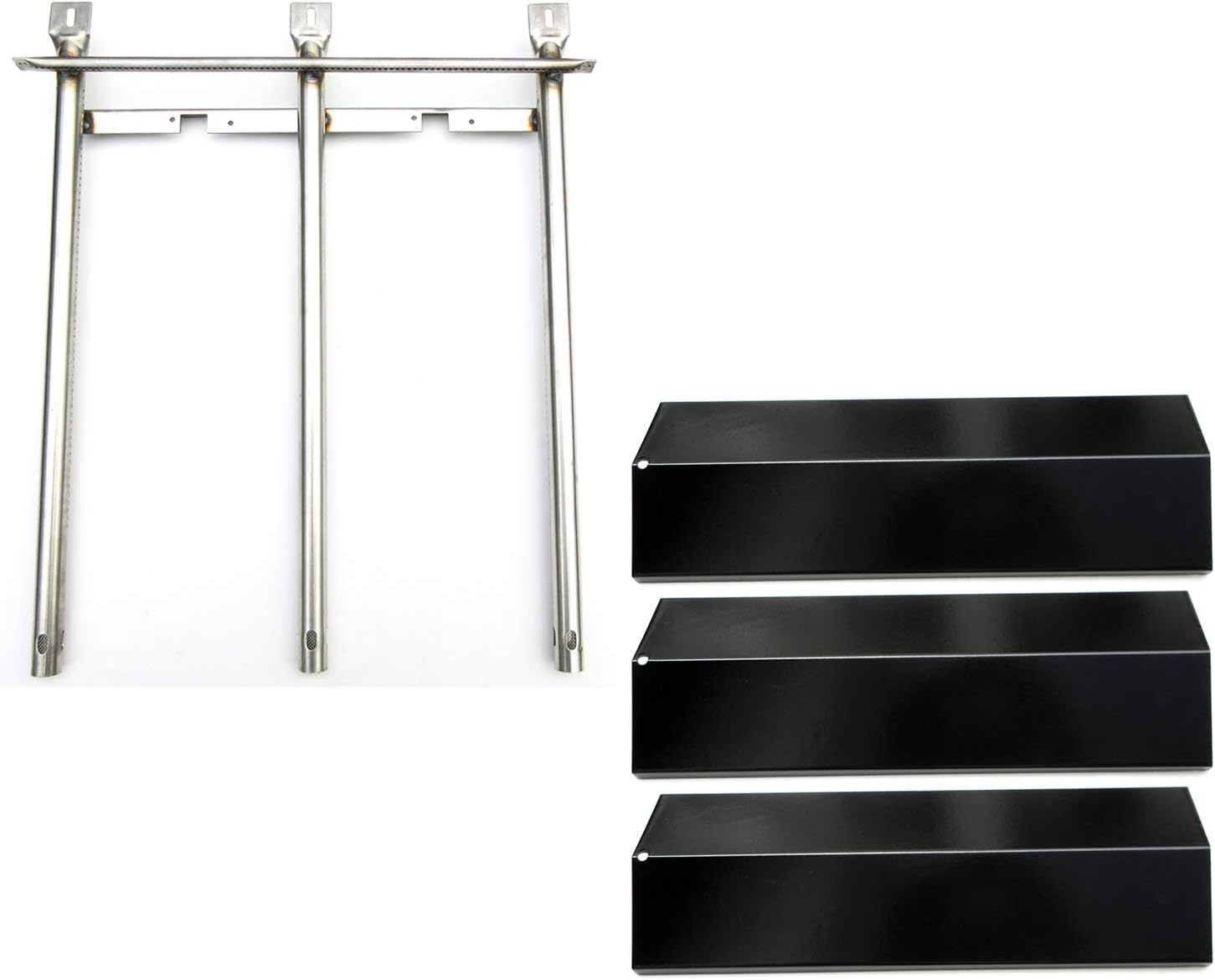 Direct Store Parts Kit DG199 Replacement for Sonoma CGR27, CGR27LP, CGR30, CGR30LP Gas Grill Burners & Heat Plate (SS Burner + Porcelain Steel Heat Plate) : Garden & Outdoor