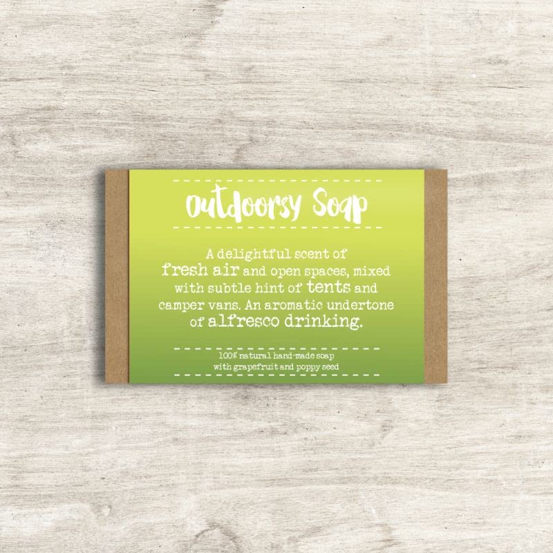 Outdoorsy Soap Bar In Gift Box Novelty Gift Idea By Dandelion Stationery SP002