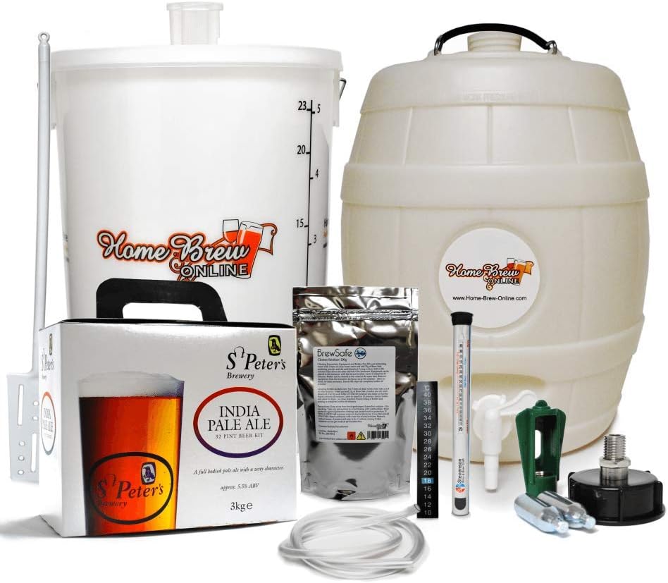 St Peters Micro Brewery With Barrel - IPA