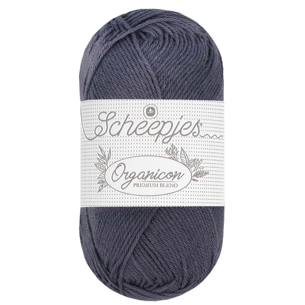 Scheepjes - Scheepjes Organicon 261 Night Shadow Yarn - 1x50g