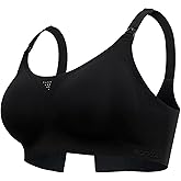 Momcozy Nursing Bras for Breastfeeding, FB016 Jelly Strip Support Comfort Maternity Bra, Full-Coverage Seamless Wireless Bra