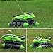 SZJJX RC Terrain Twister Boat 4WD 2.4G Remote Control Tank Vehicle 8 Channels Amphibious All Terrain Landing Ship Land&Water for Water/Flat Grand/Grassland/Snowland/Sand Beach/Desert-Green