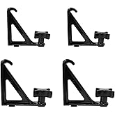 Gihdfer Load Stops T Slot Replacement Cross Bar 4 Pack | Compatible with Truck Bed SecureLadders, Kayaks, Snowboards, Weatherproof Design